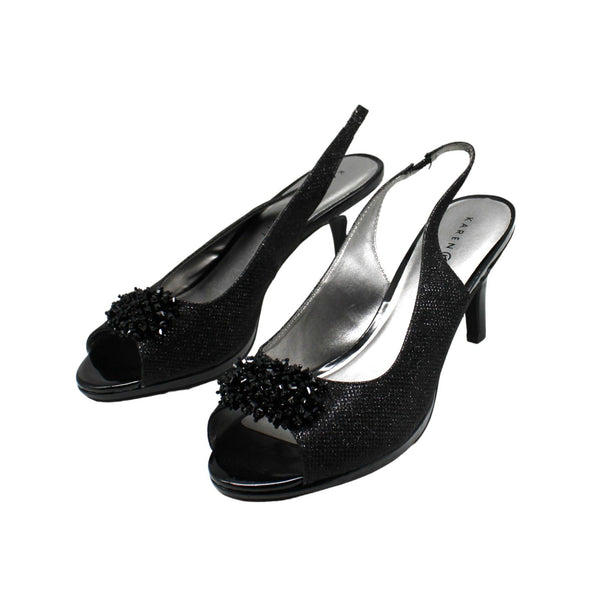 Karen Scott Breena Slingback Peep-Toe Pumps - Elegant and Versatile Footwear