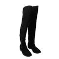 Allicce Womens Faux Suede Casual Over-the-Knee Boots