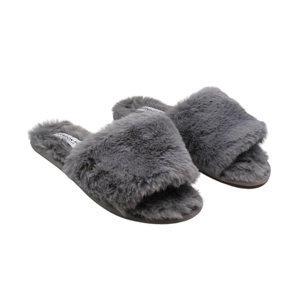 London Fog Lilly Women's Fuzzy Slippers,