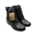 Weatherproof Vintage Mens Faux Leather Round Toe Combat & Lace-up Boots