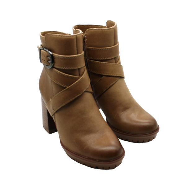 Naturalizer Womens Leather Ankle Booties