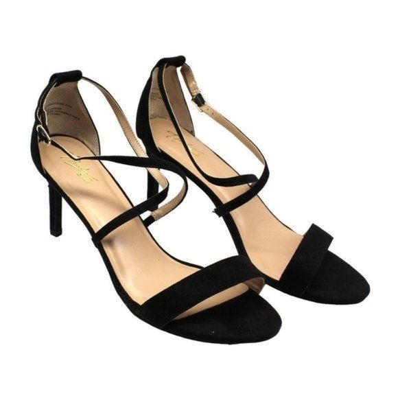 Darria Womens Faux Leather Strappy Dress Sandals