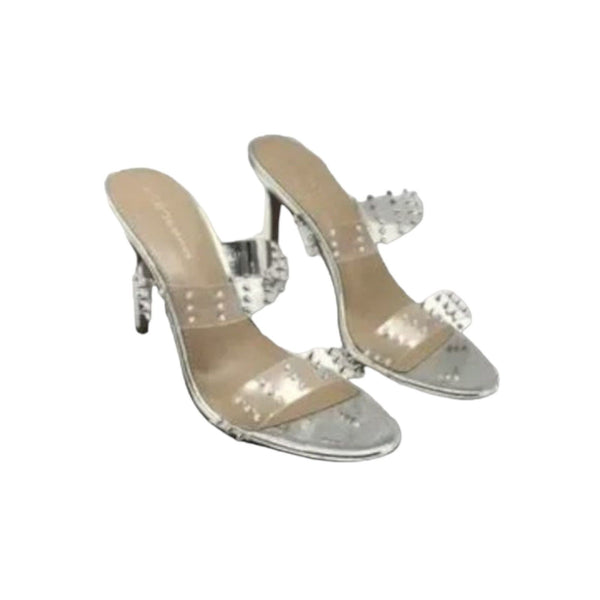 BCBGeneration Women's Jidana Dress Sandals - Clear, Silver