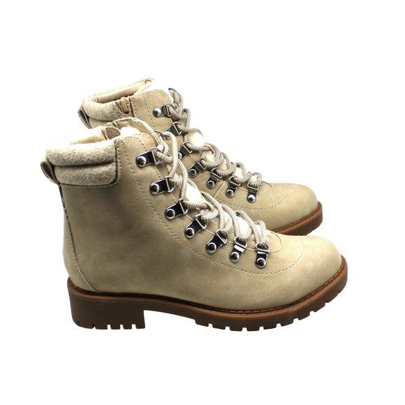 Style & Co. Maariah Faux Leather Lace-Up Ankle Boots | Women's Stylish Footwear