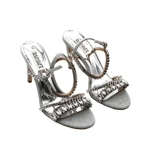Badgley Mischka Women's Marina Embellished High Heel Sandals