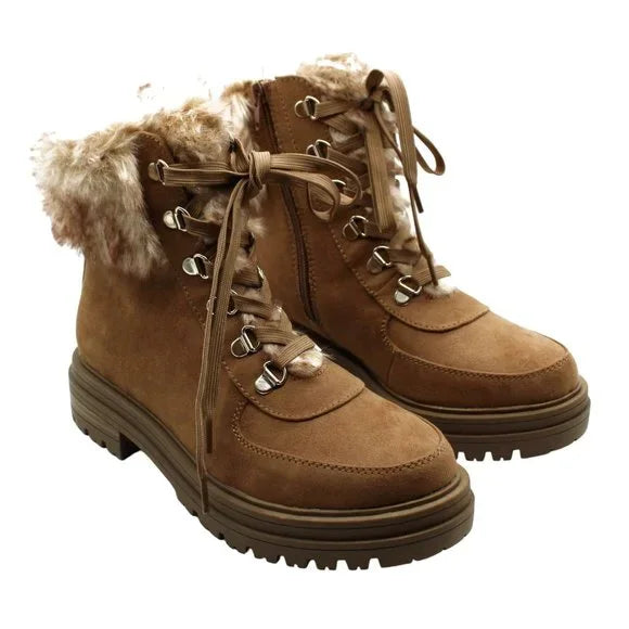 Sun + Stone Womens Ankle Round Toe Winter & Snow Boots